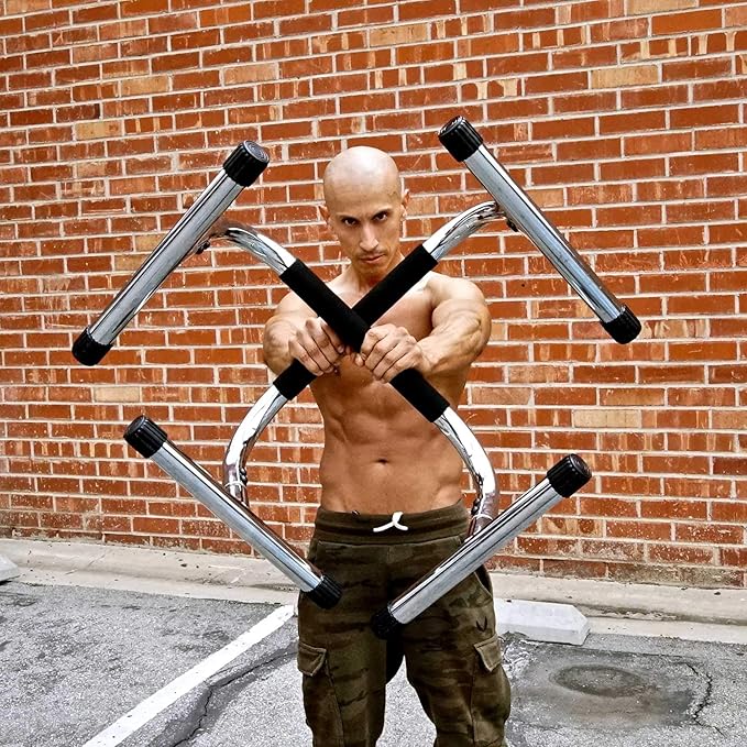 Lebert Fitness Parallette Push Up Bars Dip Station