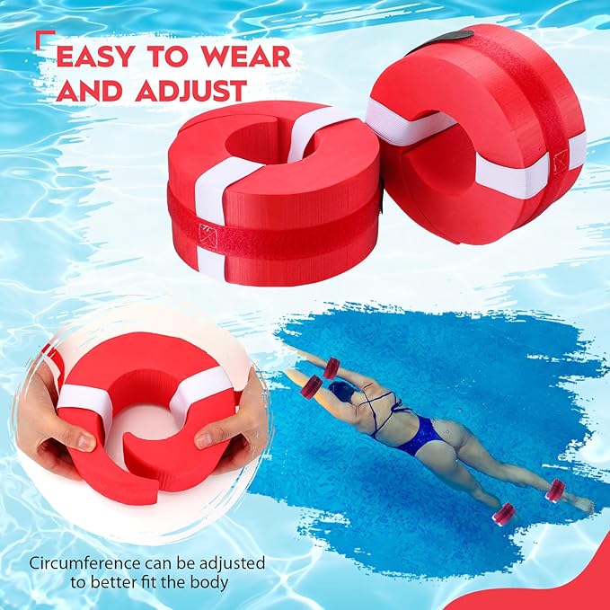 2 Pcs Foam Swim Aquatic Cuffs Equipment Water