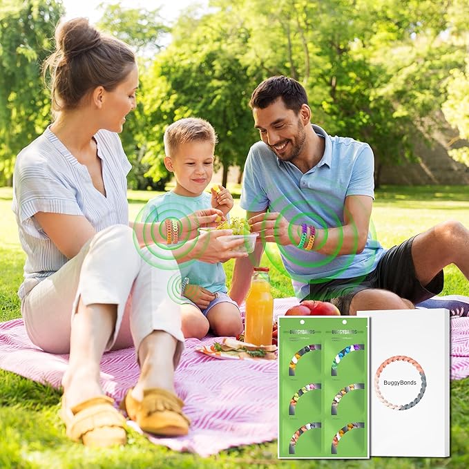 6 Pack Mosquito Repellent Bracelets for Adults and Kids