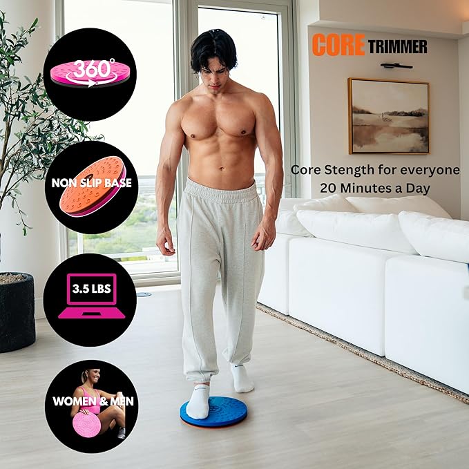 12" Waist Twisting Board for Exercise