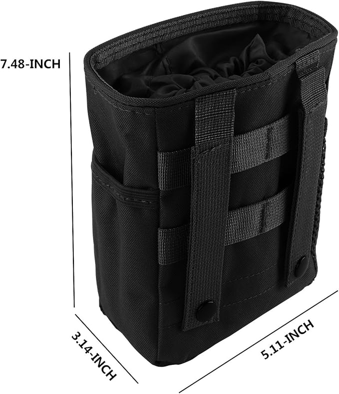 Drawstring Highend Rock Climbing Chalk Bag with a Carabiner Different Pockets for Climbing Bouldering, Gymnastics, Gym Pouch, Cross Fit and Lifting