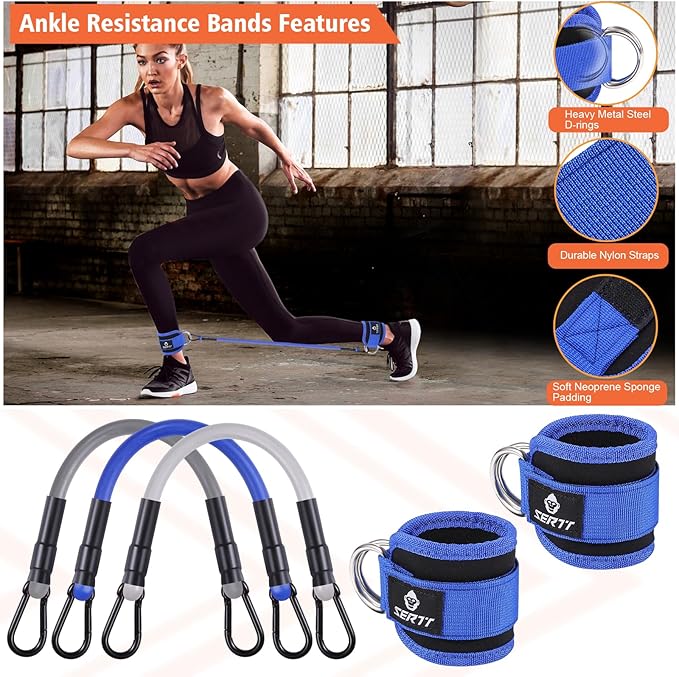 12Pcs Foam Barbell Pad Set for Squats 1 Gym 1 Carry 2 Lifting 2 Ankle 3 Ankle 3 Hip