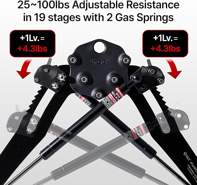 (New) GD Muscle Pump Chest Expander Upper Body Strengthener