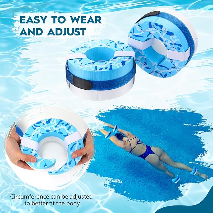 2 Pcs Foam Swim Aquatic Cuffs Equipment Water