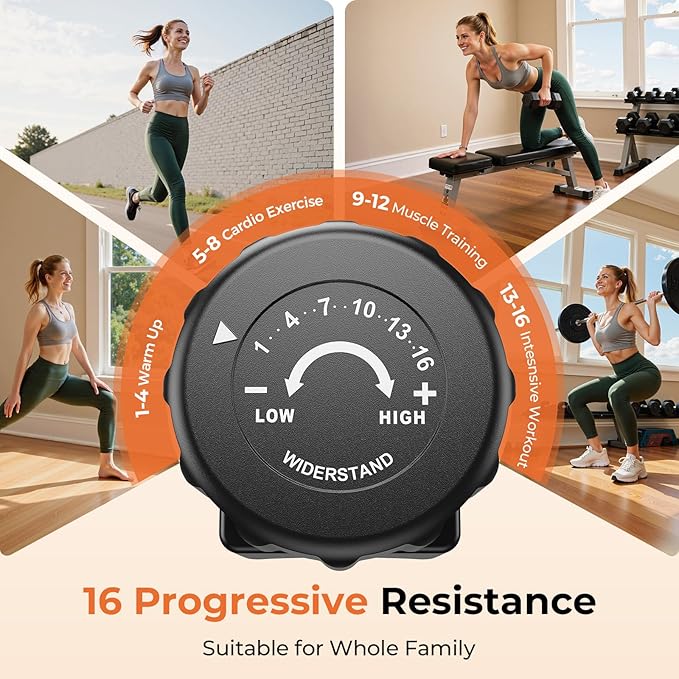 YOSUDA Recumbent Exercise Bike for Home,Magnetic Staionary Bike for Seniors/Adults with Adjustable Seat, 350LB Capacity, 16-level Resistance, LCD Monitor & Pulse Sensors