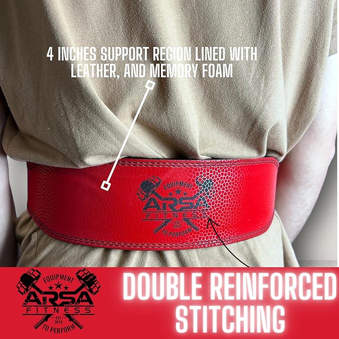 Leather Weightlifting Belt for Powerlifting