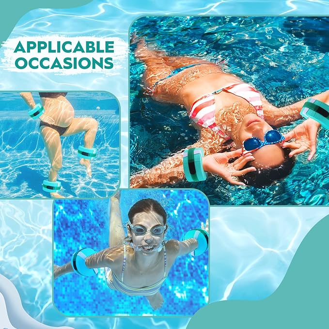 2 Pcs Foam Swim Aquatic Cuffs Equipment Water