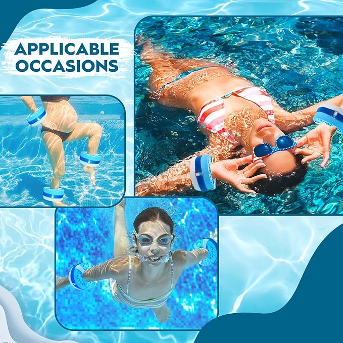 2 Pcs Foam Swim Aquatic Cuffs Equipment Water