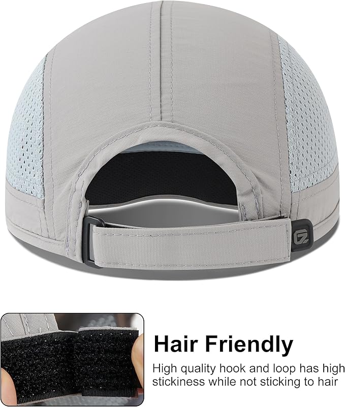 GADIEMKENSD Mens Folding Outdoor Hat Long Brim UPF 50+ Sun Protection