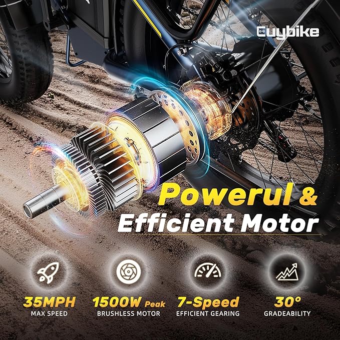 1000W Folding Electric Bike, 48V 20AH Large Removable Battery E Bike,30+MPH, 80 Miles Max Range, 20" Fat TireElectric Bike for Adults, Adult Electric Bicycles for CommuteBeach Snow