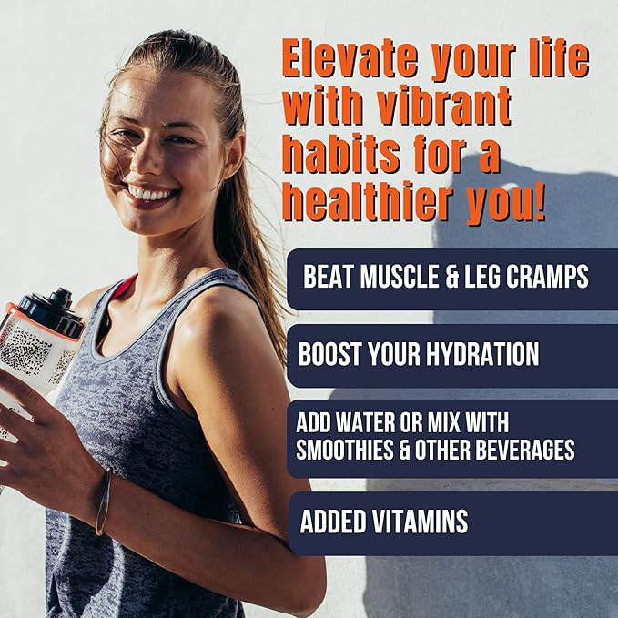 Hi-Lyte Pro Hydration Packets - 16 Individual Drink Packets | Orange | Flavored Electrolyte Powder | Sugar-Free, Zero Carb, Zero Calorie