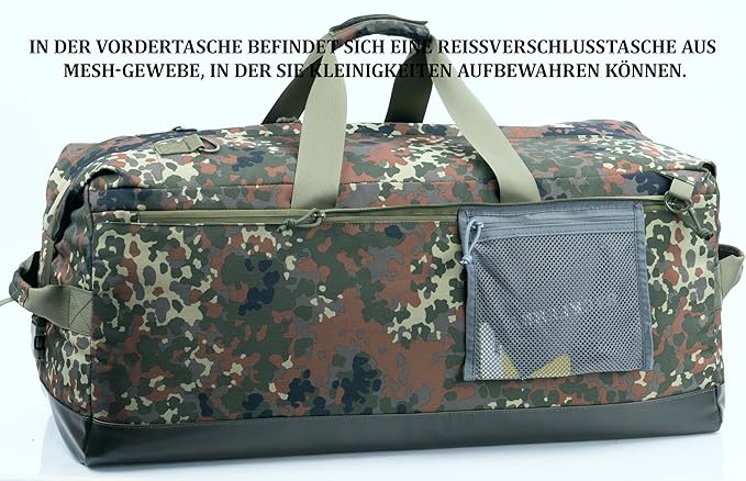 Large Military Tactical Duffle Bag Duffel Backpack for Special Work,Sports,Traveling,Camping 85L