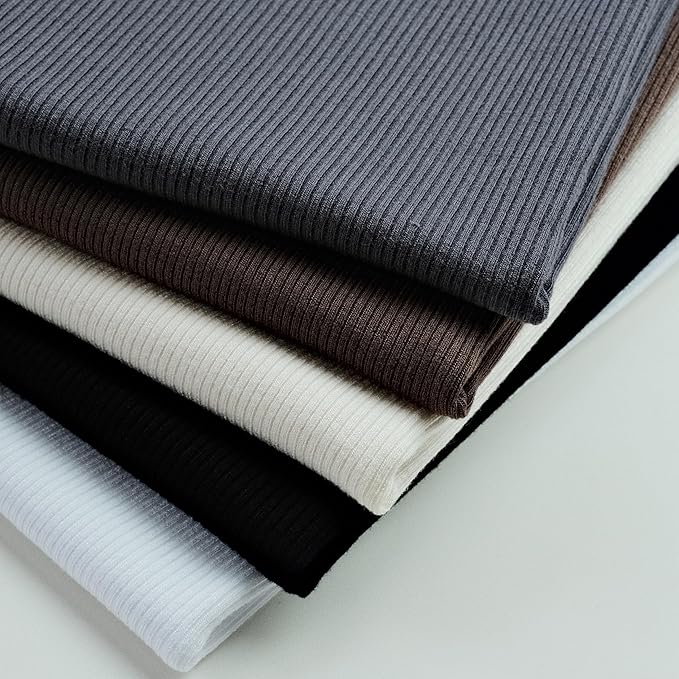 iGENJUN Workout Tops for Women Racerback Basic Tank Summer 2025 Camisole V Neck Slim Fit Ribbed Sleeveless