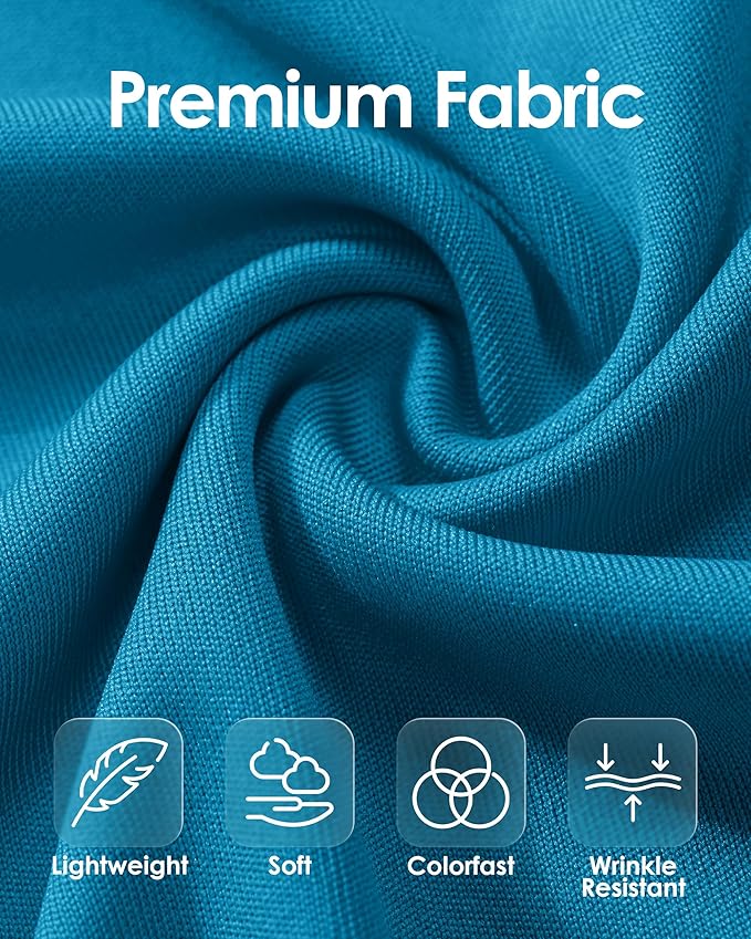 Boladeci Men's Swim Shirt Short Sleeve UPF 50+ Sun Protection SPF UV Moisture Wicking Lightweight Quick Dry Rash Guard