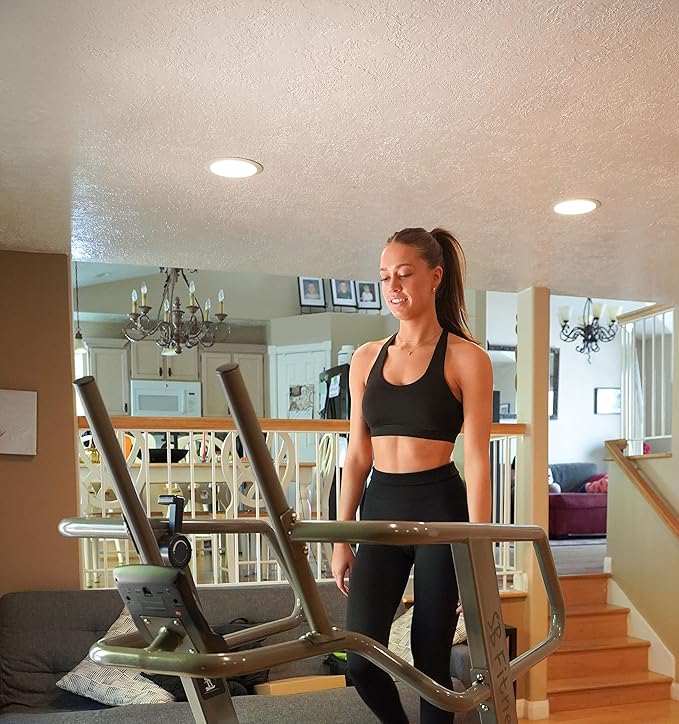 CT700 Self Generated Curved Commercial Exercise Workout Treadmill with 8 Resistance Levels and Front Digital Display