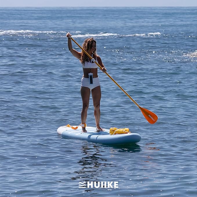 Inflatable Paddle Board for Adults with Accessories Included, Oar, Fins, Pump. Stand Up Paddleboard Great Stability and Resistance. 10’ x 33" x 5.9", Maximum Load 286 lb