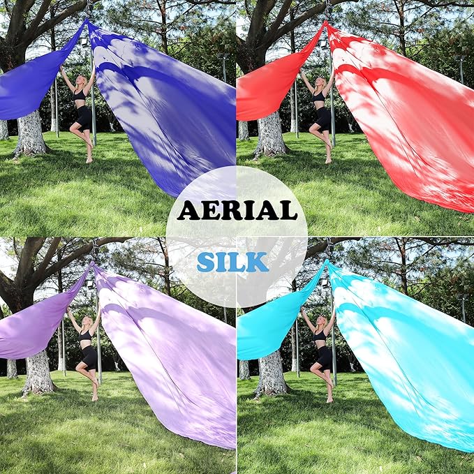 Aerial Silks 11 Yards Aerial Silks For Home Aerial Yoga Swing Aerial Yoga Hammock Swing Aerial Silk For Gymnastics