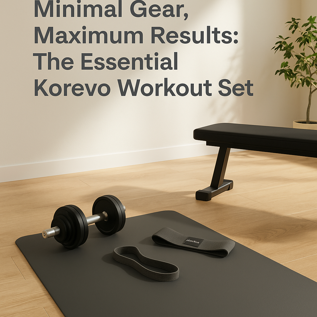 Minimal Gear, Maximum Results: The Essential Korevo Workout Set