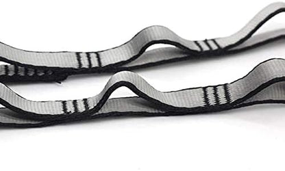 PRIOR FITNESS 2pcs Nylon Daisy Chain Straps for Aerial Yoga Hammock Swing Adjustable Aerial Silk Extender Strap Rope Anti-Gravity Yoga Extend Belts