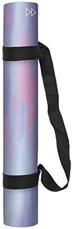 YOGA DESIGN LAB | The Combo Yoga Mat | 2-in-1 Mat+Towel | Eco Luxury | Ideal for Hot Yoga, Power, Bikram, Ashtanga, Sweat | Studio Quality | Includes Carrying Strap!