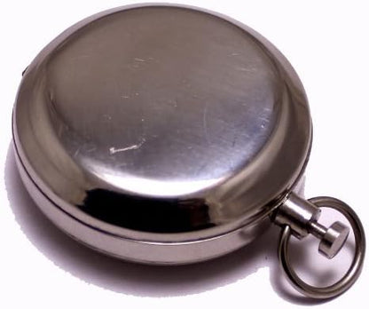 1.75" Classic Pocket Antique Style Camping Chrome Compass