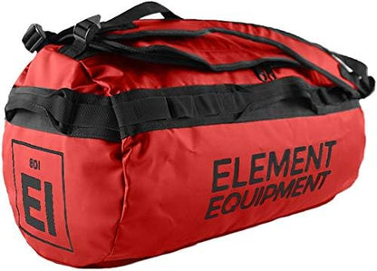 Element Equipment Trailhead Duffel Bag Shoulder Straps Waterproof Red Medium