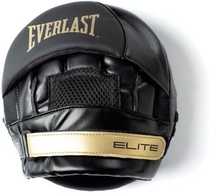 Everlast Elite 2 Punch Mitts Black/Gold One Size