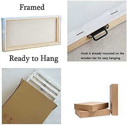 Inspirational Canvas Painting Wall Art -EPHANY ART - Mindset Quotes Prints, Motivational Wall Art Success Framed Entrepreneur Poster Positive Quotes Wall Poster for Home Office Workplace (L-3pcs,20x30inchx3pcs)