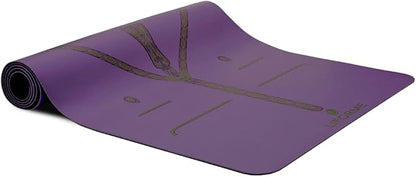 Liforme Printed Yoga Mat Collection - Free Yoga Bag Included - Patented Alignment System, Warrior-like Grip, Non-Slip, Eco-friendly, Sweat-resistant, Long, Wide and Thick for Comfort