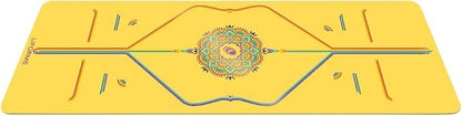 Liforme Printed Yoga Mat Collection - Free Yoga Bag Included - Patented Alignment System, Warrior-like Grip, Non-Slip, Eco-friendly, Sweat-resistant, Long, Wide and Thick for Comfort