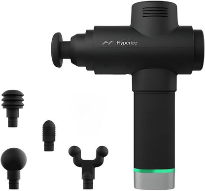 Hyperice Hypervolt 2 Pro - Featuring Quiet Glide Technology - Handheld Percussion Massage Gun - 5 Speeds, 5 Interchangeable Heads - Helps Relieve Sore Muscles and Stiffness FSA-HSA