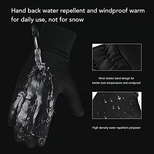 Kids Winter Gloves Thick Soft Fleece Warm Touch Screen Anti-Slip for Boys Girls 3-15 Years Cycling School