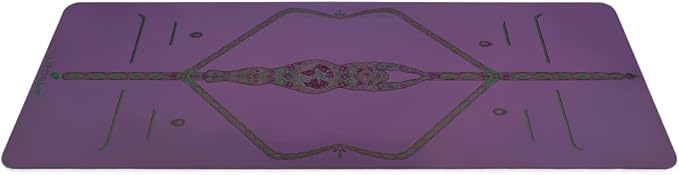 Liforme Printed Yoga Mat Collection - Free Yoga Bag Included - Patented Alignment System, Warrior-like Grip, Non-Slip, Eco-friendly, Sweat-resistant, Long, Wide and Thick for Comfort