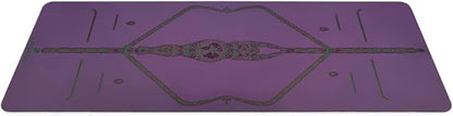 Liforme Printed Yoga Mat Collection - Free Yoga Bag Included - Patented Alignment System, Warrior-like Grip, Non-Slip, Eco-friendly, Sweat-resistant, Long, Wide and Thick for Comfort