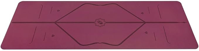 Liforme Original Yoga Mat – Free Yoga Bag Included - Patented Alignment System, Warrior-like Grip, Non-slip, Eco-friendly, sweat-resistant, long, wide, 4.2mm thick mat for comfort