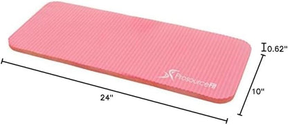 ProsourceFit Extra Thick Yoga Knee Pad and Elbow Cushion 15mm (5/8”) Fits Standard Mats for Pain Free Joints in Yoga, Pilates, Floor Workouts