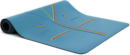 Liforme Printed Yoga Mat Collection - Free Yoga Bag Included - Patented Alignment System, Warrior-like Grip, Non-Slip, Eco-friendly, Sweat-resistant, Long, Wide and Thick for Comfort