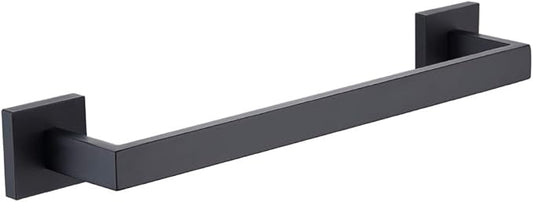 16 Inch Black Single Towel Bar Rack 304 Stainless