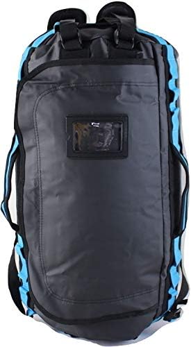 Element Equipment Trailhead Duffel Bag Shoulder Straps Waterproof Black/Blue Medium