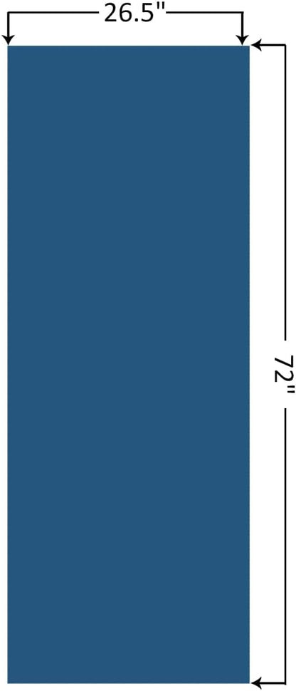 Eunzel Hot Yoga Towel Non Slip Yoga Mat Towel Non-Slip Sweat Absorbent Microfiber Towel for Hot Yoga, Pilates and Workout 72" x 26.5", Navy