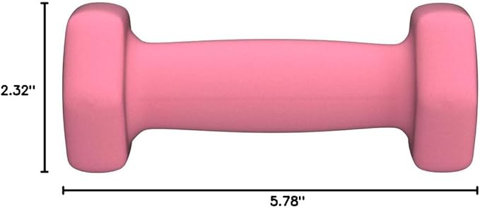 Amazon Basics Neoprene Dumbbell Hand Weights for Exercise and Muscle Toning