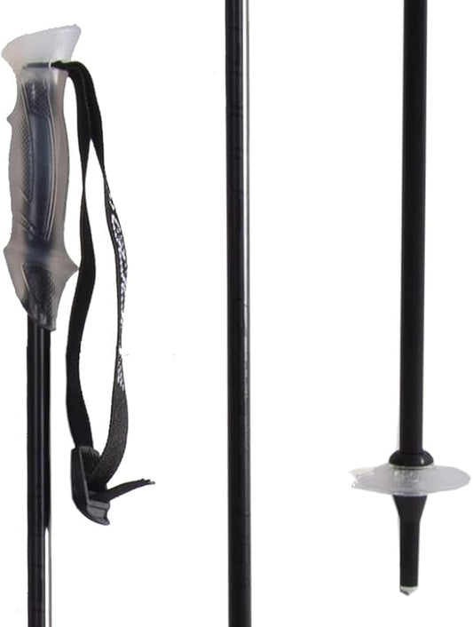 GOODE G-Max Summit Ski Poles – Lightweight & Durable Carbon Composite Downhill Ski Poles for Men & Women – Ergonomic Grip & Shock Absorbing Design – Pair