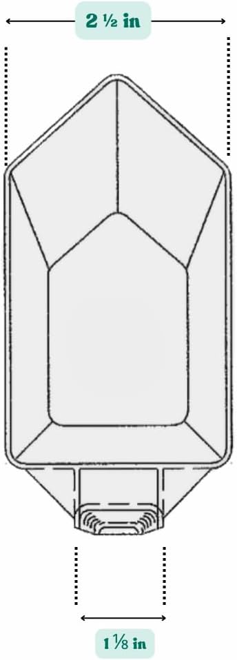 1 Cup (8 Oz. | 250 mL) Scoop for Measuring Coffee, Pet Food, Grains, Protein, Spices and Other Dry Goods (Pack of 10)