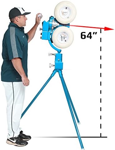 Jugs BP2 Baseball Pitching Machine—The Coach’s Pitching Machine—The BP2 is Designed specifically to Simplify Your Batting Practice. with 6 Pre-Set Pitch Positions The BP2 Takes The Guesswork Out!