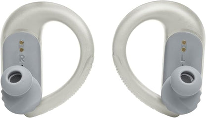 JBL Endurance Peak 3 - Dust and Water Proof (IP68) True Wireless Active Earbuds, Pure Bass Sound, Up to 50 Total Hours of Playback with Speed Charge, Ambient Aware & Talk Thru (White)