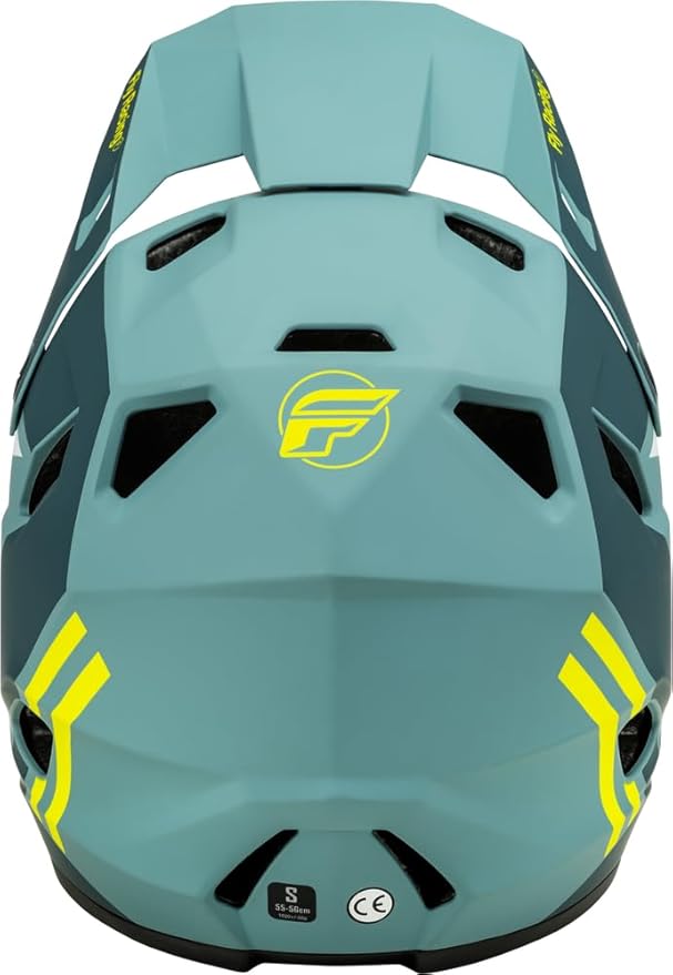 Fly Racing Rayce Full-Face Mountain Bike/BMX Helmet – ASTM F1952 DH Certified, CPSC 1203, CE EN1078, Poly-Alloy Shell, TFV Ventilation, Removable Liner