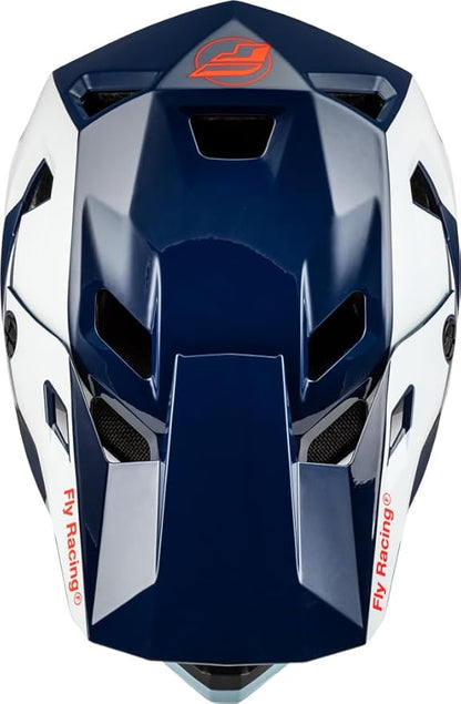 Fly Racing Rayce Full-Face Mountain Bike/BMX Helmet – ASTM F1952 DH Certified, CPSC 1203, CE EN1078, Poly-Alloy Shell, TFV Ventilation, Removable Liner