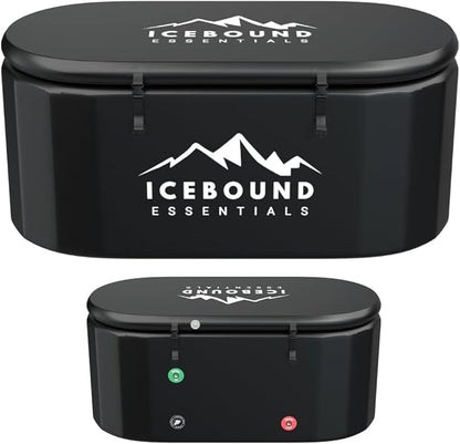 Inflatable Cold Plunge Tub - XL, Black - 150 Gallon Ice Bath - Chiller Compatible – Inflatable