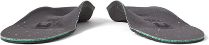 Icebug Comfort Insoles with Dynamic Arch Support, Charcoal Medium Arch, M 12