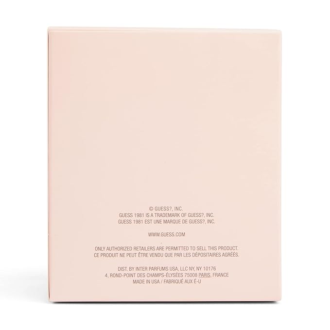 Guess 1981 Eau De Toilette Perfume Spray for Women, 3.4 Fl. Oz.